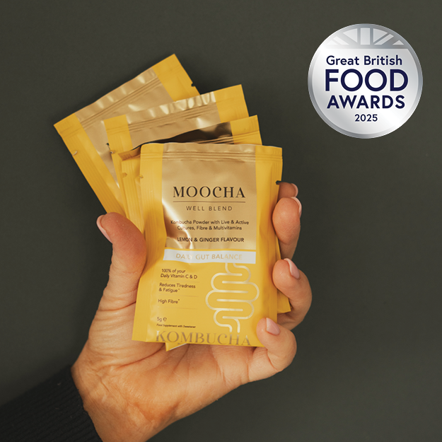 Moocha Well Blend - Lemon & Ginger Kombucha Powder