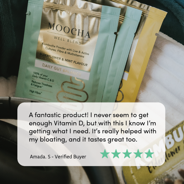 Moocha Well Blend - Elderflower & Mint Kombucha Powder