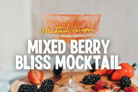 Mixed Berry Bliss Kombucha Mocktail | Moocha Kombucha