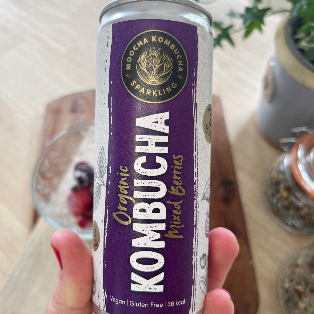 Organic Mixed Berry Flavour Canned Kombucha