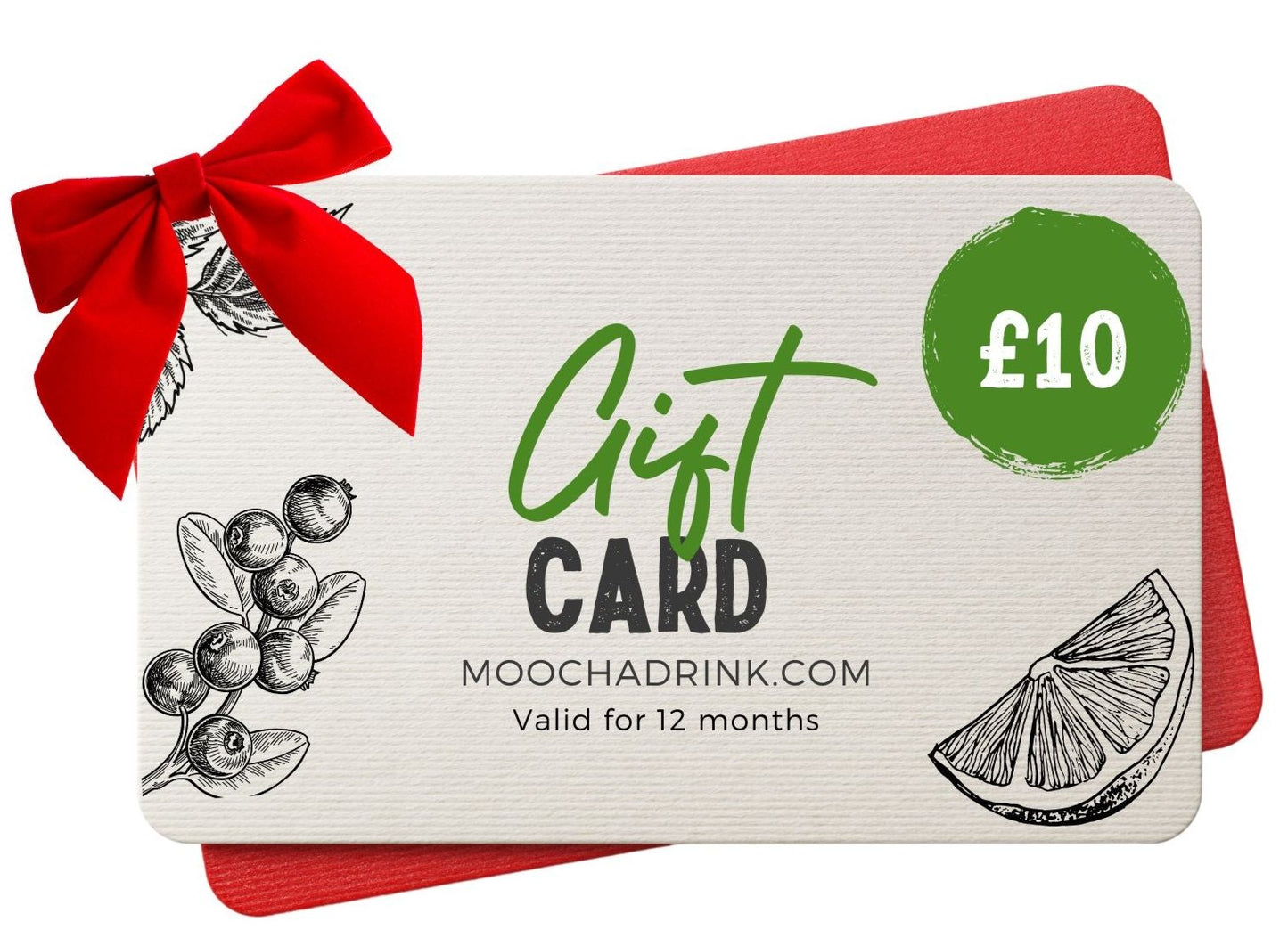 Moocha Kombucha Gift Card £10