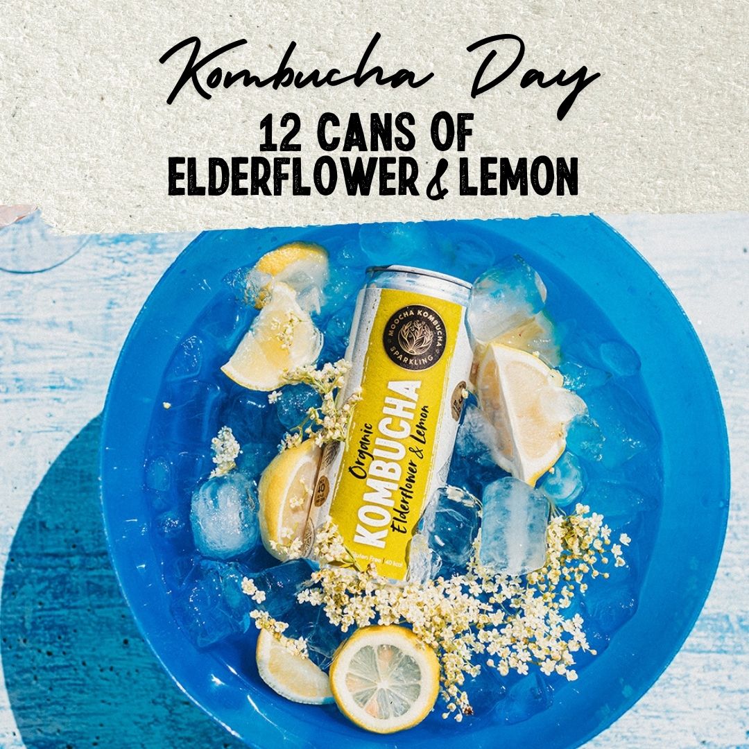 12 Elderflower & Lemon | Only £18 | World Kombucha Day Offer