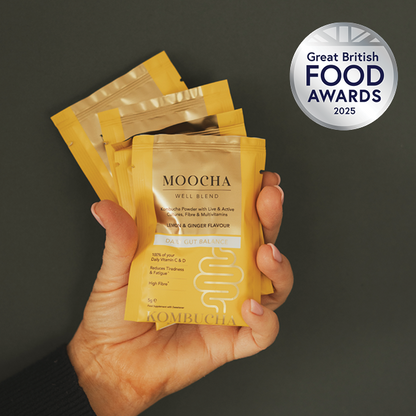 Moocha Well Blend - Lemon & Ginger Kombucha Powder