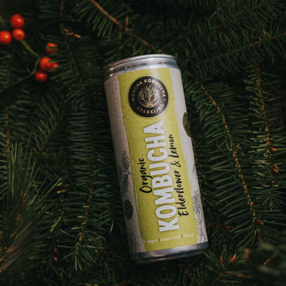 Elderflower & Lemon Flavour Organic Kombucha