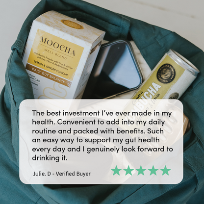 Moocha Well Blend - Lemon & Ginger Kombucha Powder