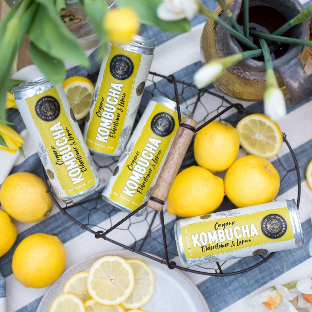 Monthly Subscription | Elderflower & Lemon and Peach & Turmeric Cans