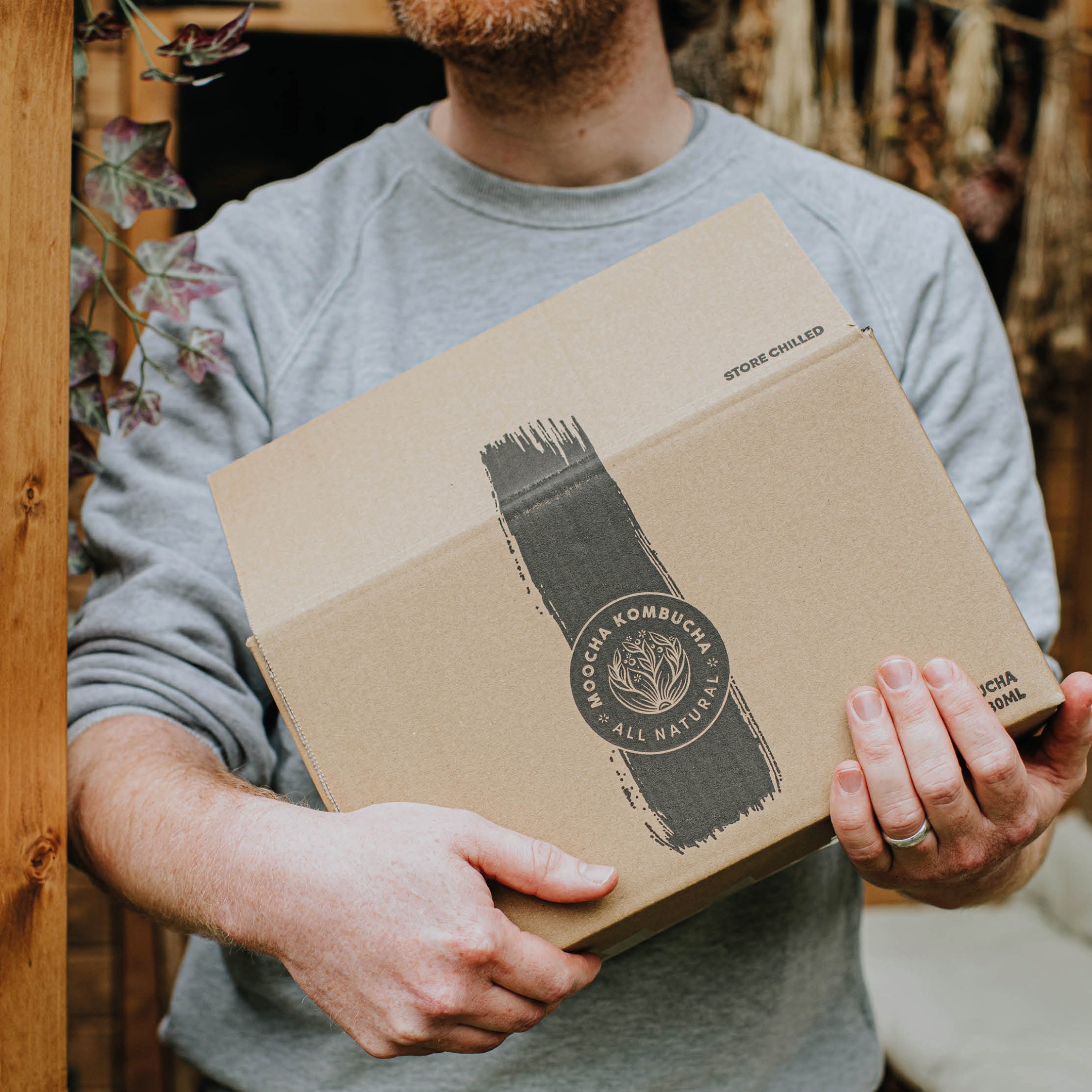 This functional beverage comes in a bio degradable box made from recycled cardboard. It is compostable using soya ink